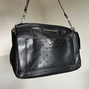 Black Leather Marc by Marc Jacobs‎ Cross Body Purse Bag
